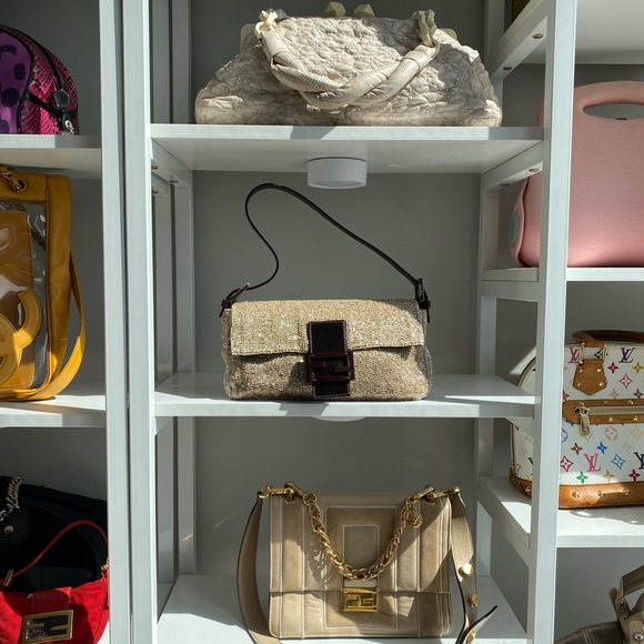 Fendi Vintage Beige Beaded Baguette 🥖 - Picture 11 of 12